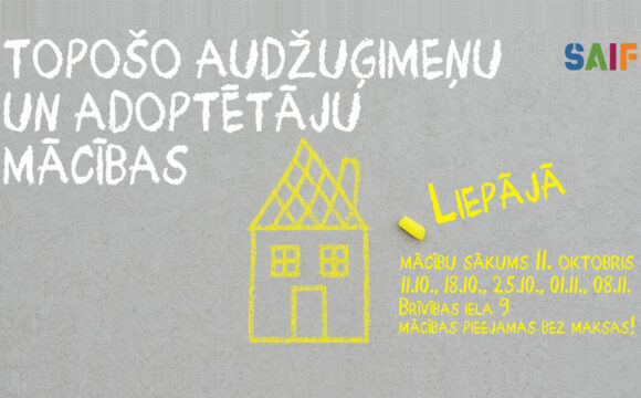 Aicina pieteikties topošo audžuģimeņu un adoptētāju mācībām Liepājā